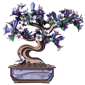 Ulieer 3D wooden flower lilac bloom for elegant desk decor