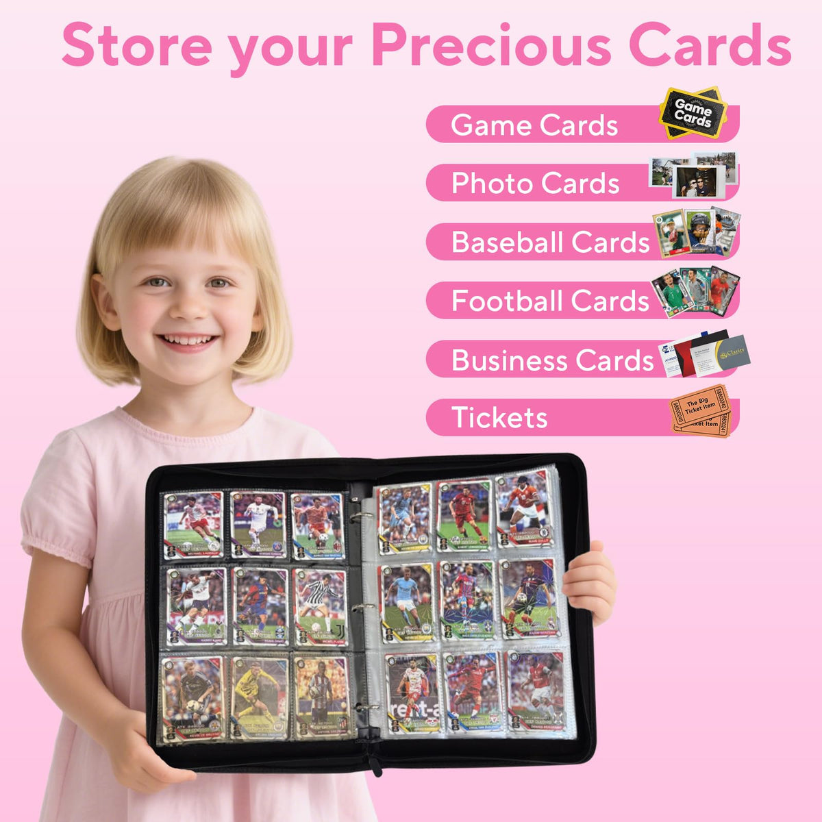 ULLTOON interior with 60 double-sided sheets for easy viewing