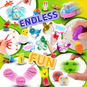Ulosharky Easter hunt backyard scene promotes active fun with hidden surprises.