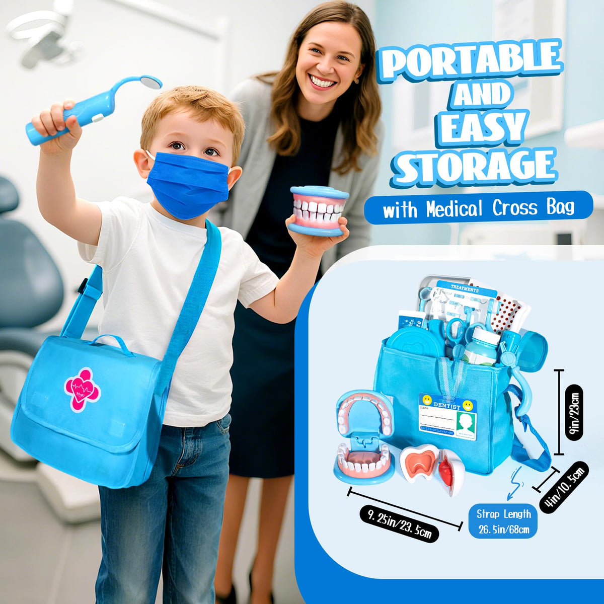 ULOVEME cavity stickers and charts simulate treatments and records for storytelling.