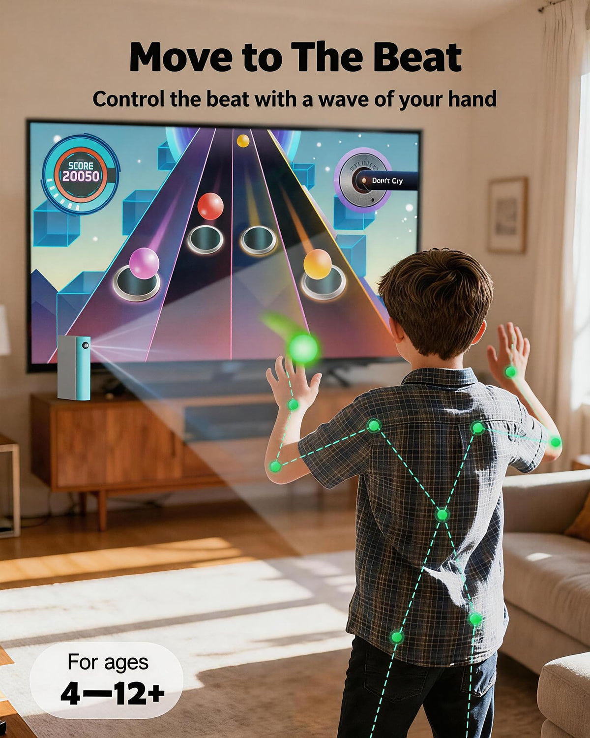 ULOVINGST AR Motion Console rhythm ball gameplay supports rhythm and balance