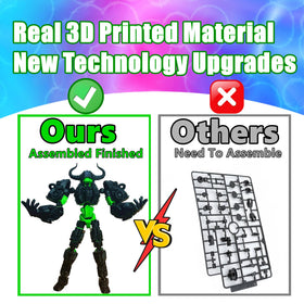 ULTHOOL Titan 13 action figure back view highlights sleek silhouette for shelf display.