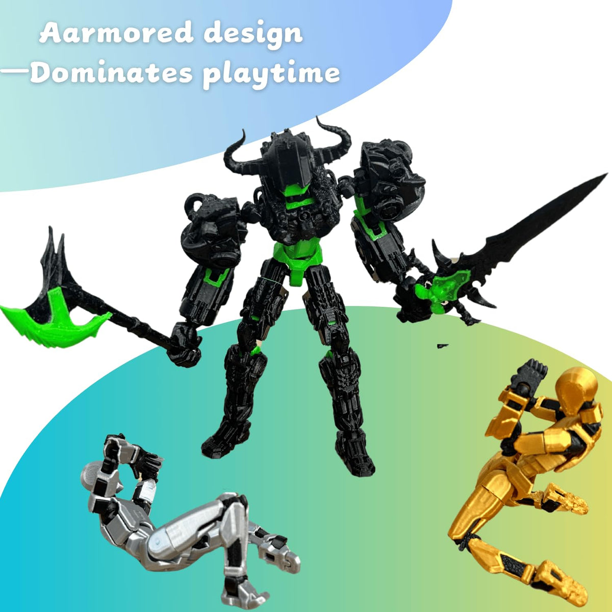 ULTHOOL Titan 13 color variations offer a personalized robot look for displays.
