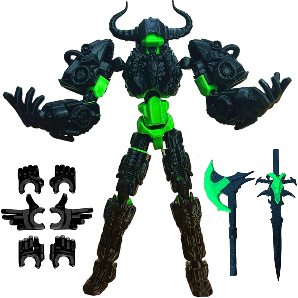 ULTHOOL Titan 13 action figure front view enabling dynamic posing and display.