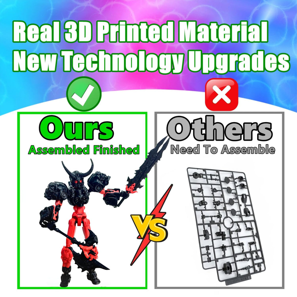 ULTHOOL Titan 13 action figure weapon options for storytelling.