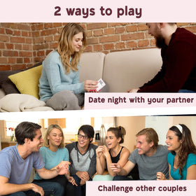 The Ultimate Game for Couples wedding anniversary gift bundle on display