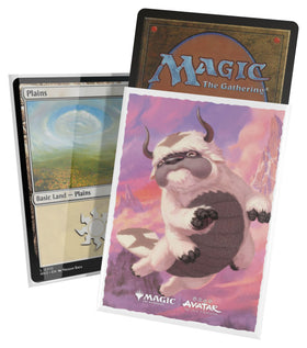 Ultimate Guard Art Sleeve Avatar Appa front view; scratch-proof print and vibrant design protect cards