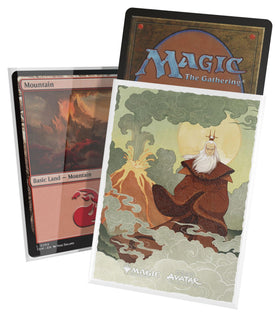 Ultimate Guard Art Sleeves Avatar Last Airbender – front view with extra-clear front for sharp visibility.
