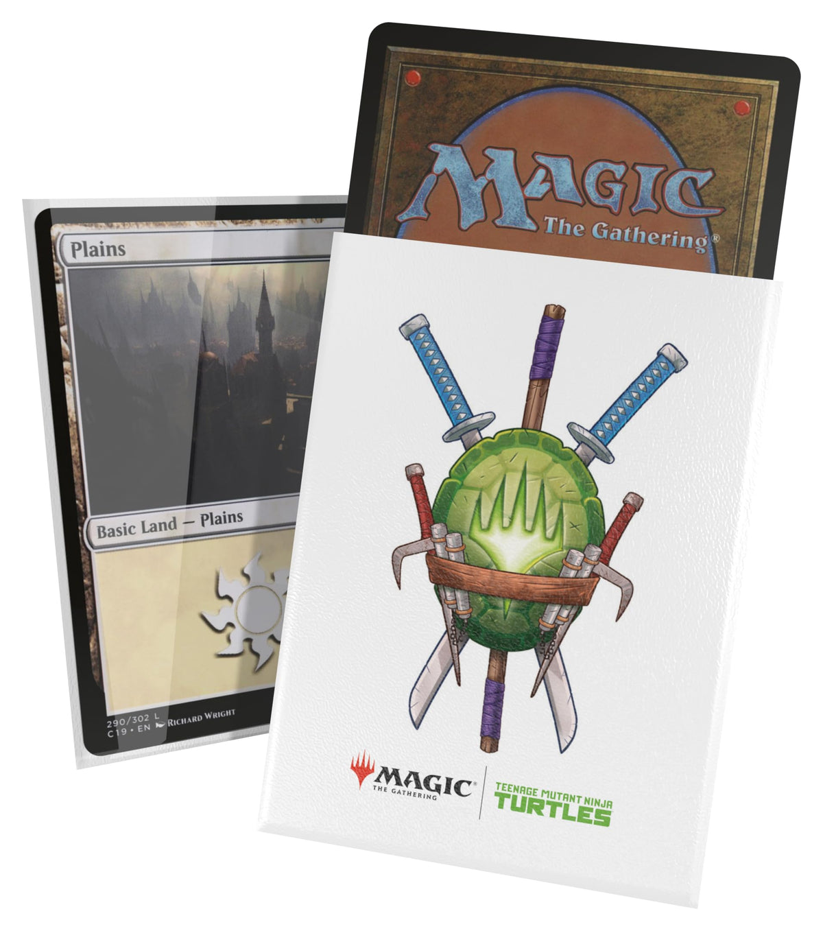Ultimate Guard Art Sleeves Turtle symbol cover for durable, display-ready play.