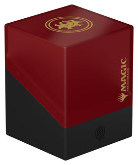 Ultimate Guard Boulder 100+ front view showing durable MTG deck transport box