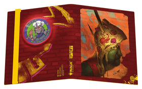 Elastic strap on the Flexxfolio 360 keeps pages secure during transport