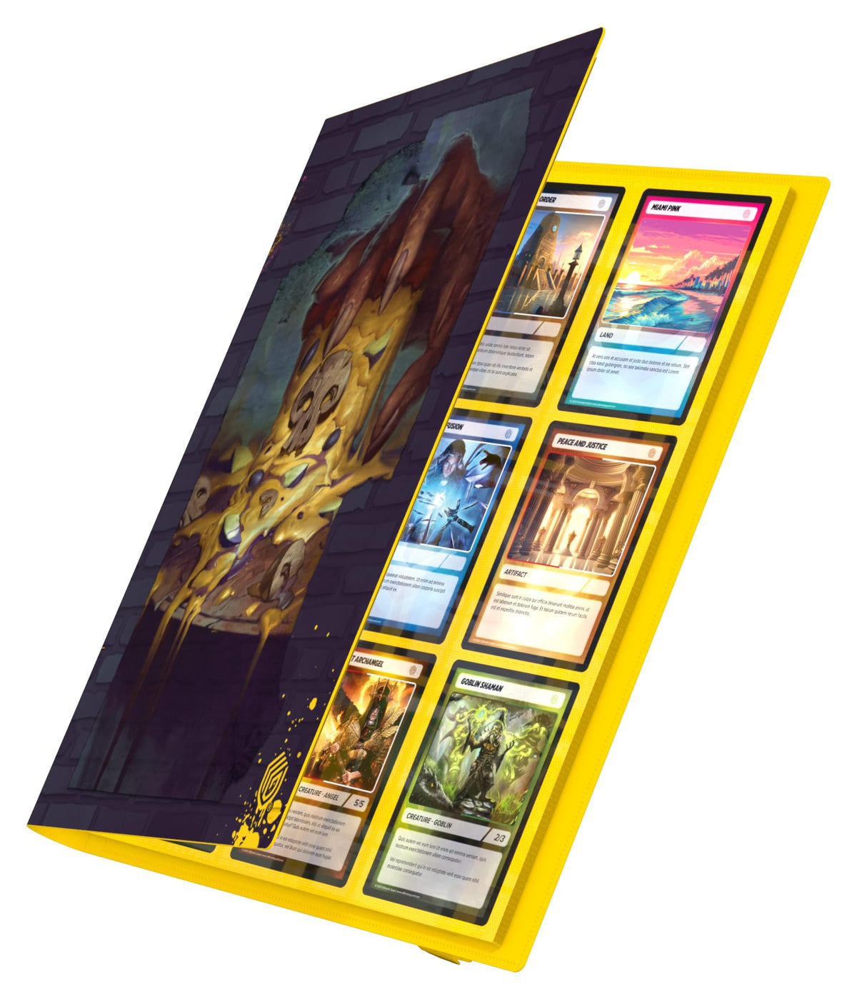Ultimate Guard Flexxfolio 360 Swamp rigid cover provides confident handling on the go
