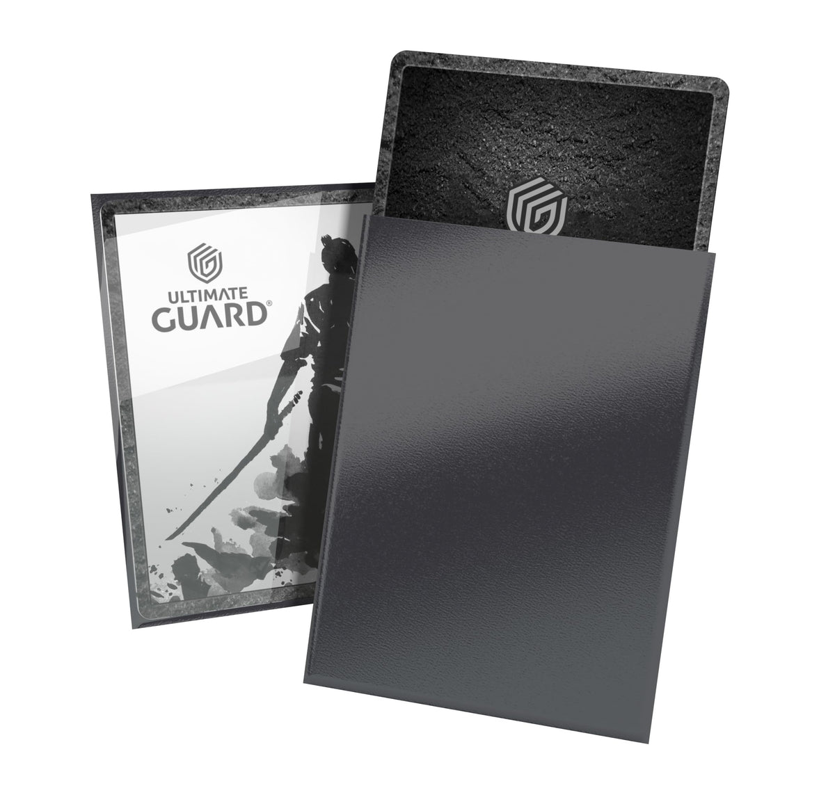 Ultimate Guard Katana sleeves with obsidian shard back for pristine visibility during play