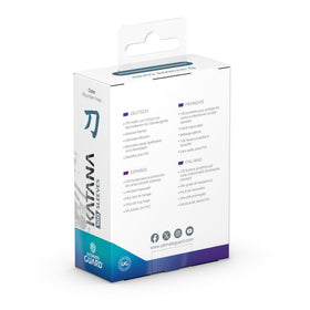 Ultimate Guard Katana sleeves shuffling performance in use supports smooth riffle and shuffle handling.