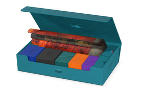 Ultimate Guard Omnihive petrol holds 1000 double-sleeved decks for expansion.
