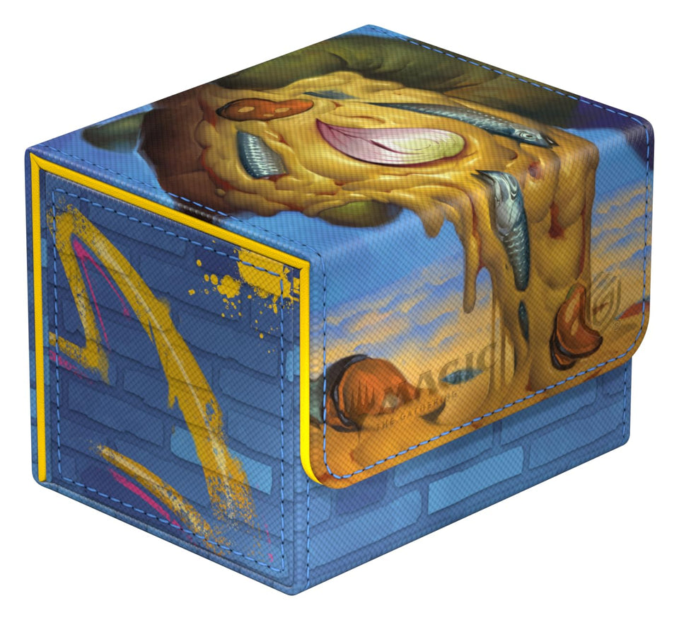 Ultimate Guard Sidewinder 100+ Xenoskin deck box with TMNT Island art.