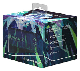Ultimate Guard Sidewinder 100+ Xenoskin secure closure keeps cards protected during transport.