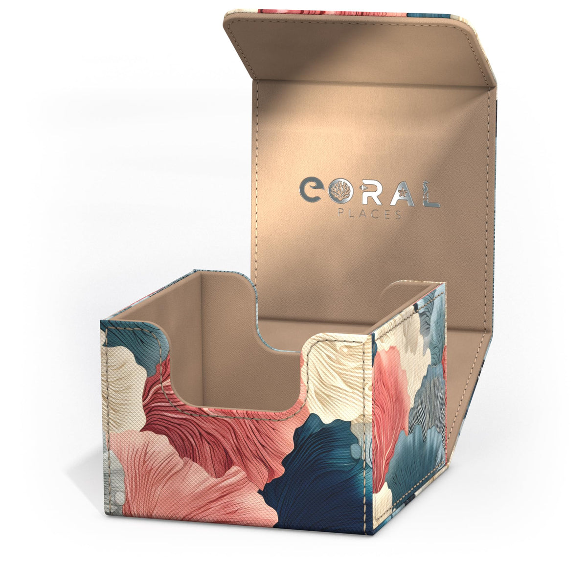 Soft microfiber inner lining protects card faces during handling.