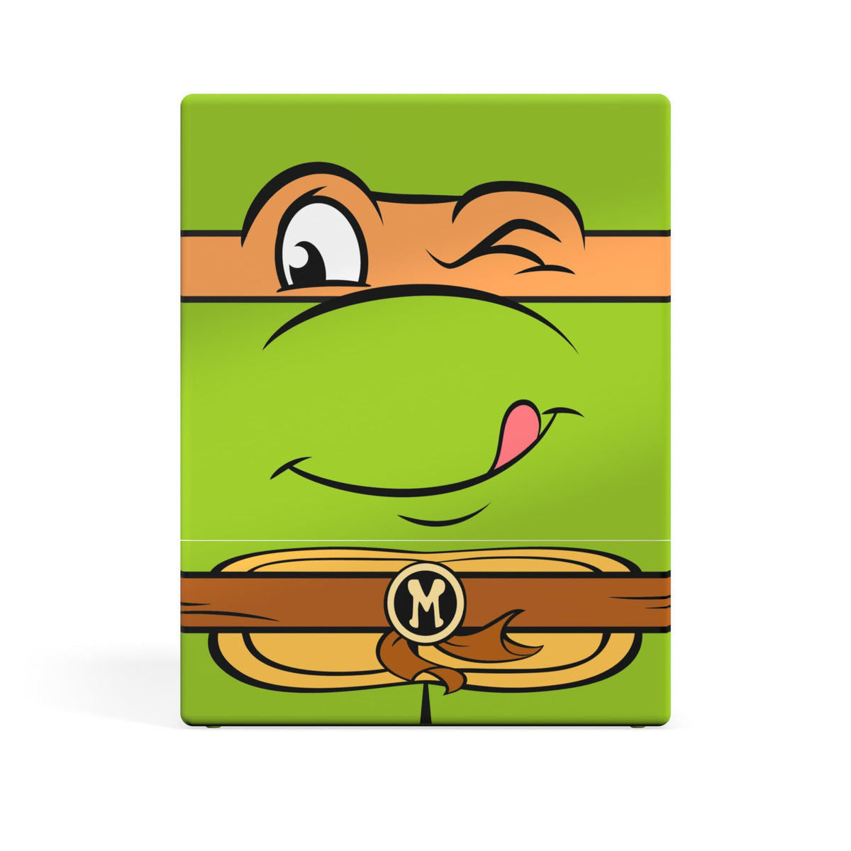 Ultimate Guard Squaroes Boulder 100+ Michelangelo travel-friendly size for on-the-go use.