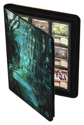 Zipfolio 360 18 pockets per page fit double-sleeved cards.
