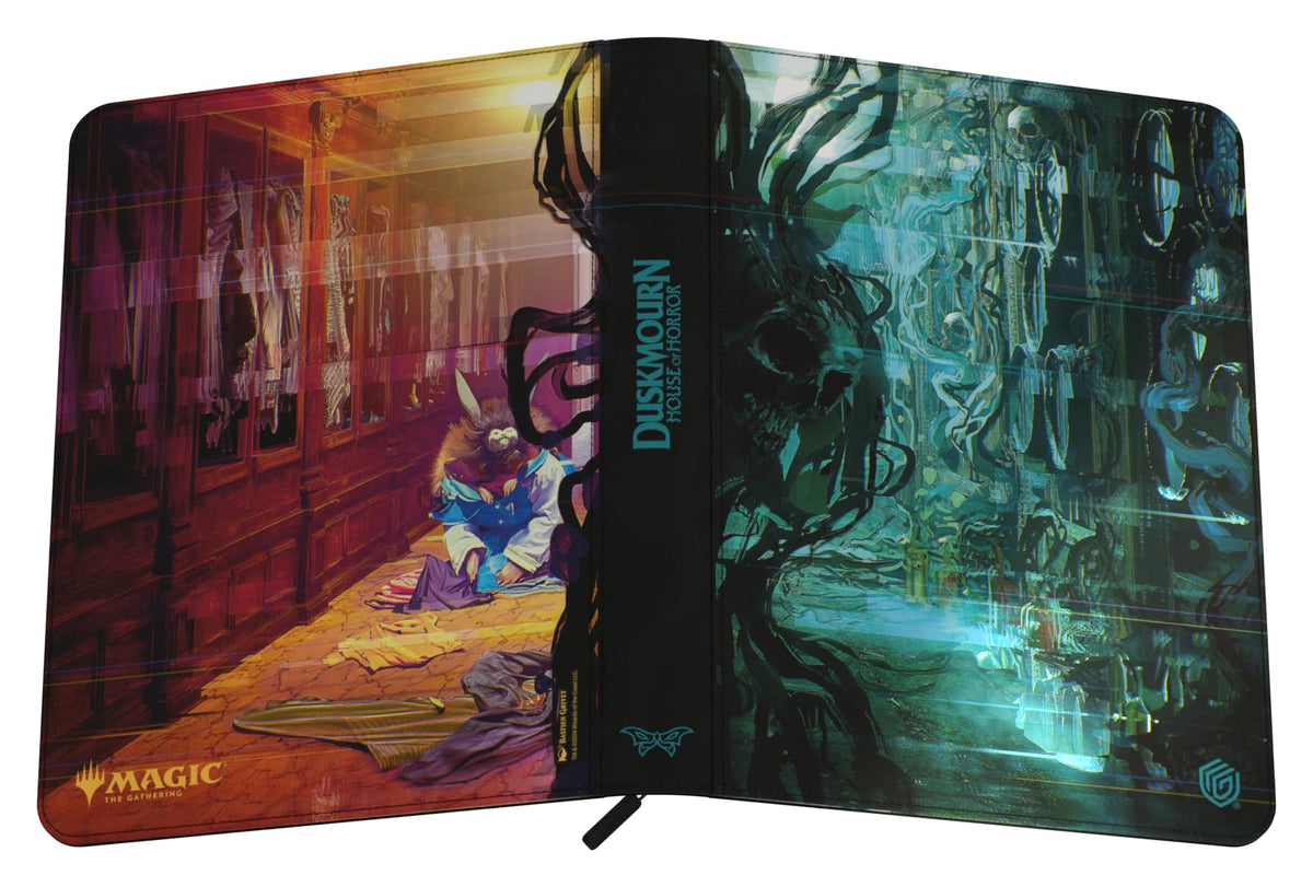 Duskmourn artwork on the Zipfolio adds collectible appeal.