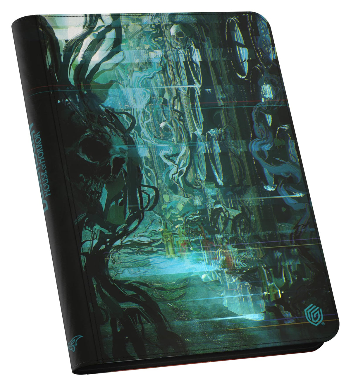 Ultimate Guard Zipfolio 360 Duskmourn cover with licensed MTG art for display.