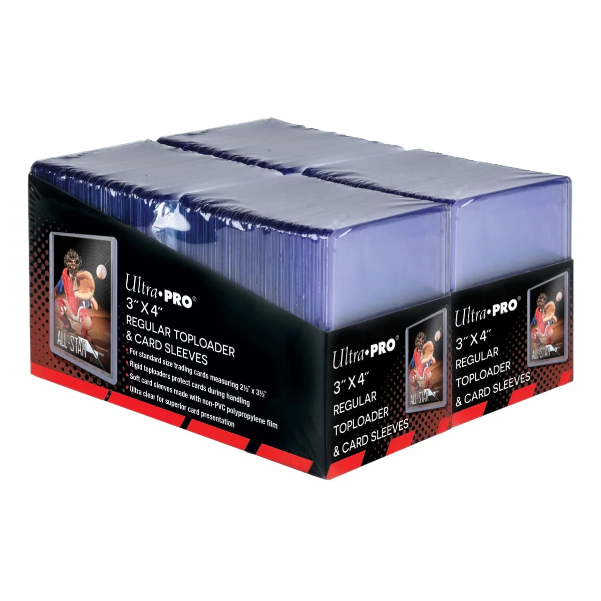 Ultra PRO 3x4 toploader 200ct box ready for secure card storage.