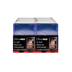 Ultra PRO 3x4 toploader front view showing clear protective sleeve.