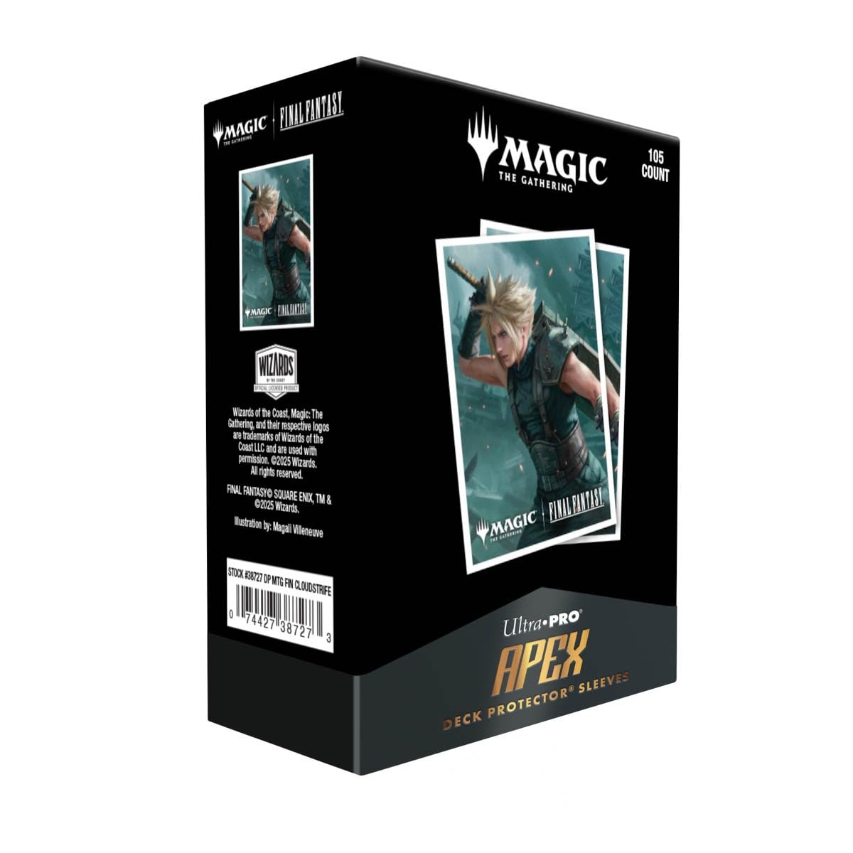 Ultra Pro APEX sleeves textured back provide premium feel during shuffles