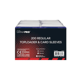 Ultra PRO clear toploader interior view demonstrates rigid PVC protection.