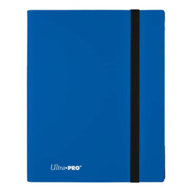 Ultra Pro Eclipse 9-Pocket PRO-Binder Pacific Blue front view for organized card storage.