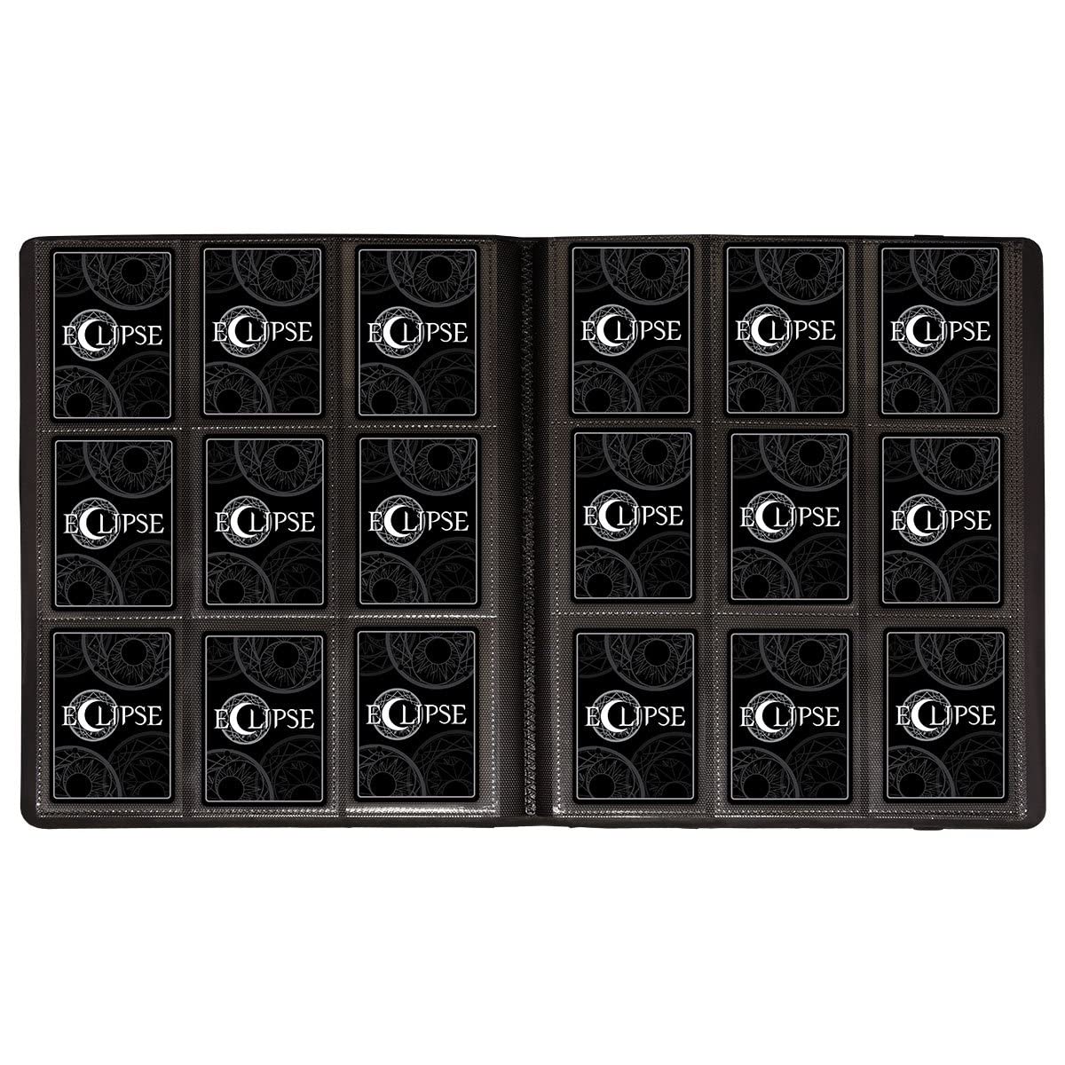 Ultra Pro E-15219 Eclipse open pages show the 9-pocket capacity for organized collections.