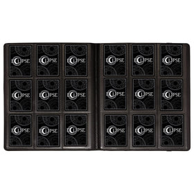 Ultra Pro E-15219 Eclipse open pages show the 9-pocket capacity for organized collections.