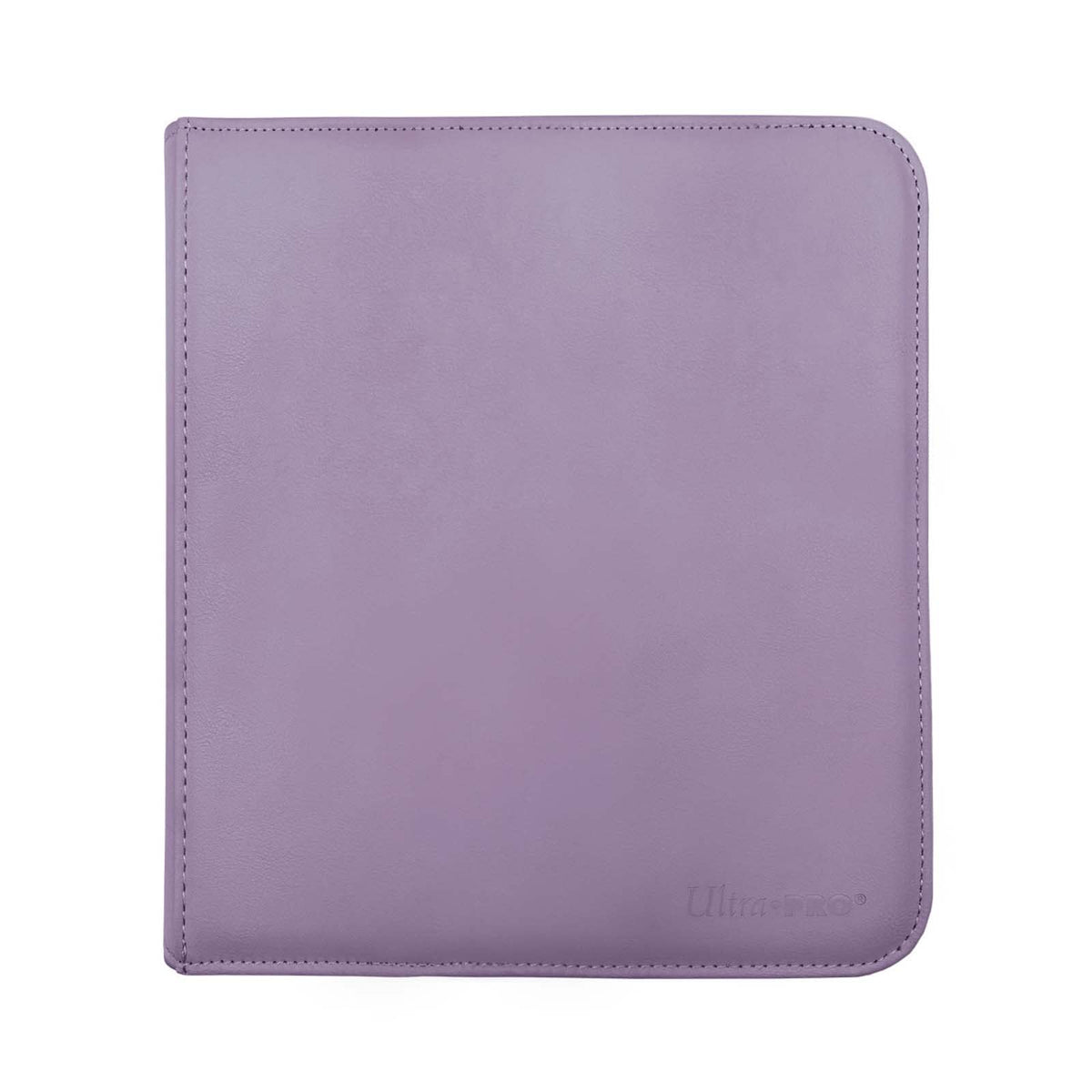 Ultra Pro E-15742 purple 12-pocket zipper binder cover, premium protection for card collections.