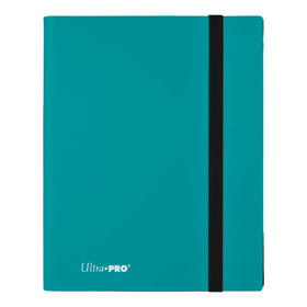 Ultra Pro Eclipse 9-Pocket PRO-Binder Sky Blue front view for secure card storage.