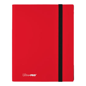 Ultra Pro E-15146 Eclipse Apple Red binder cover protects and organizes cards.