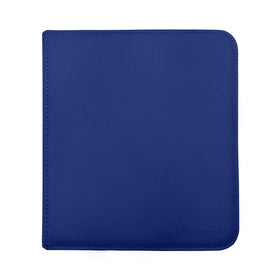 Ultra Pro E-15740 blue padded leatherette cover with zipper keeps cards secure.