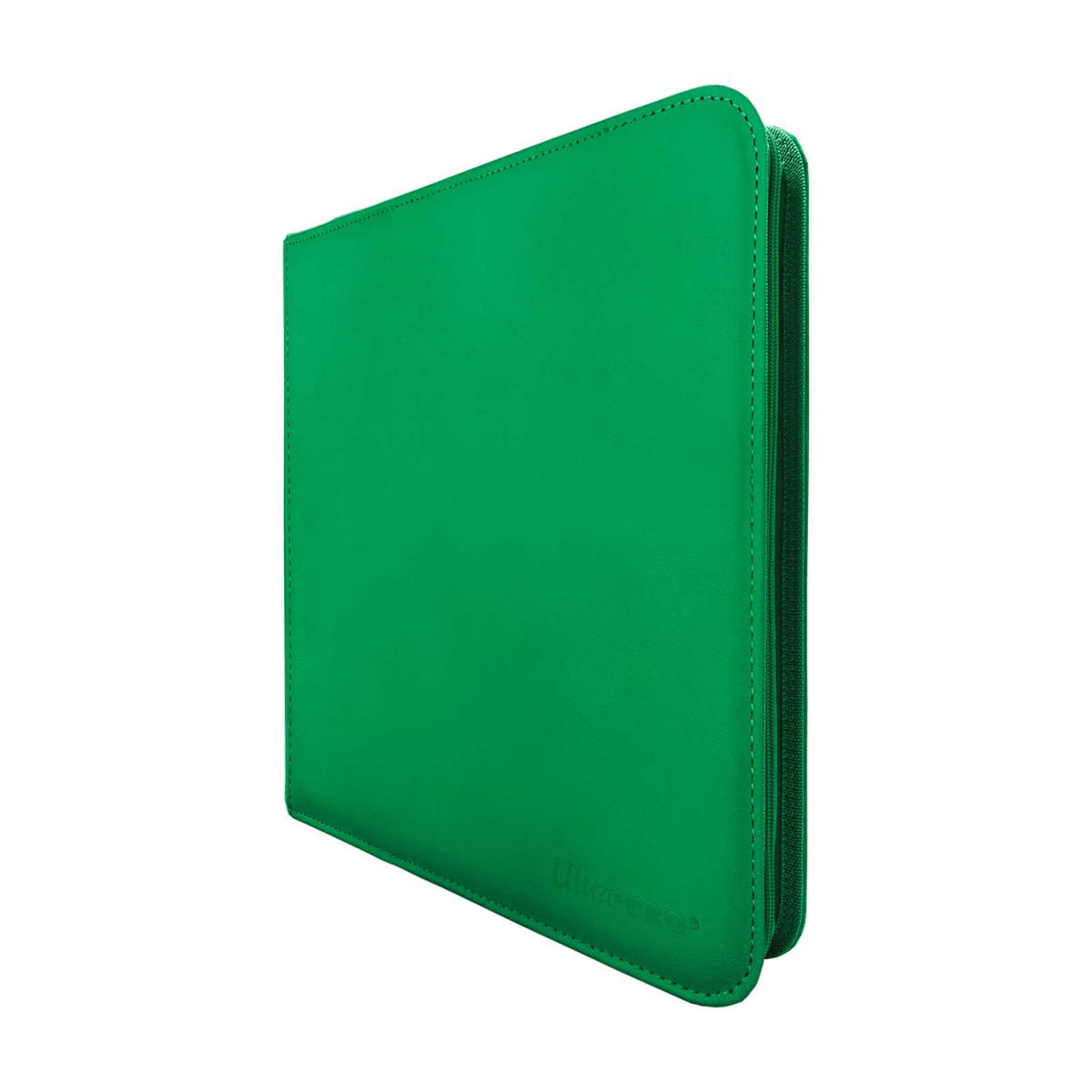 Ultra PRO E-15741 green leatherette cover detail for durable, portable card storage