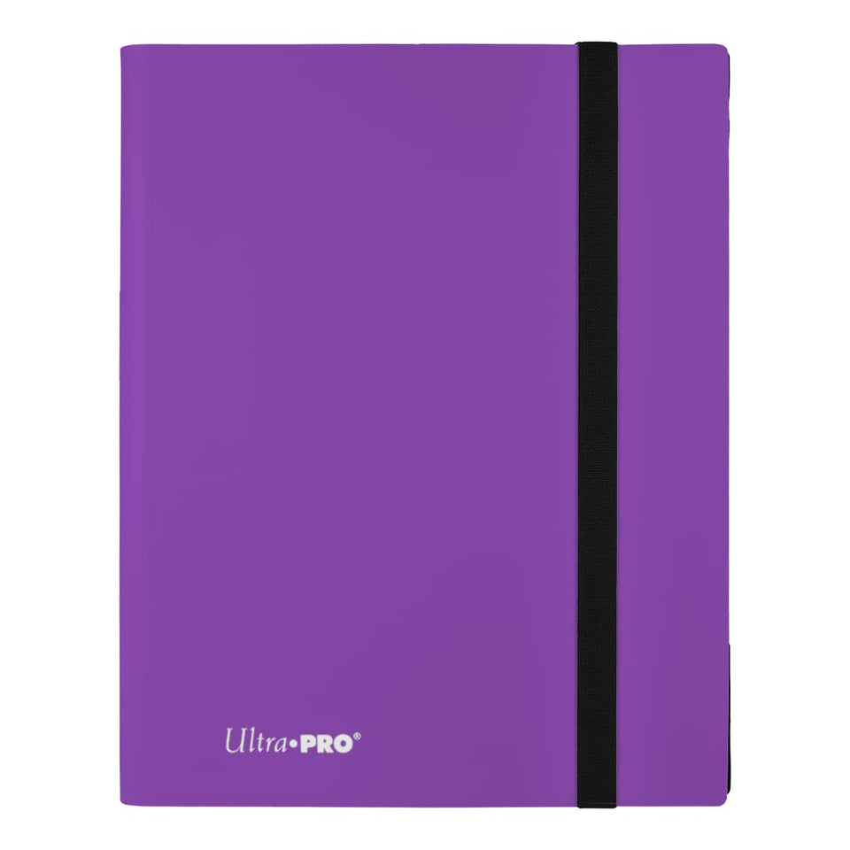 Ultra Pro Eclipse 9-Pocket PRO-Binder Royal Purple front cover for durable card storage.