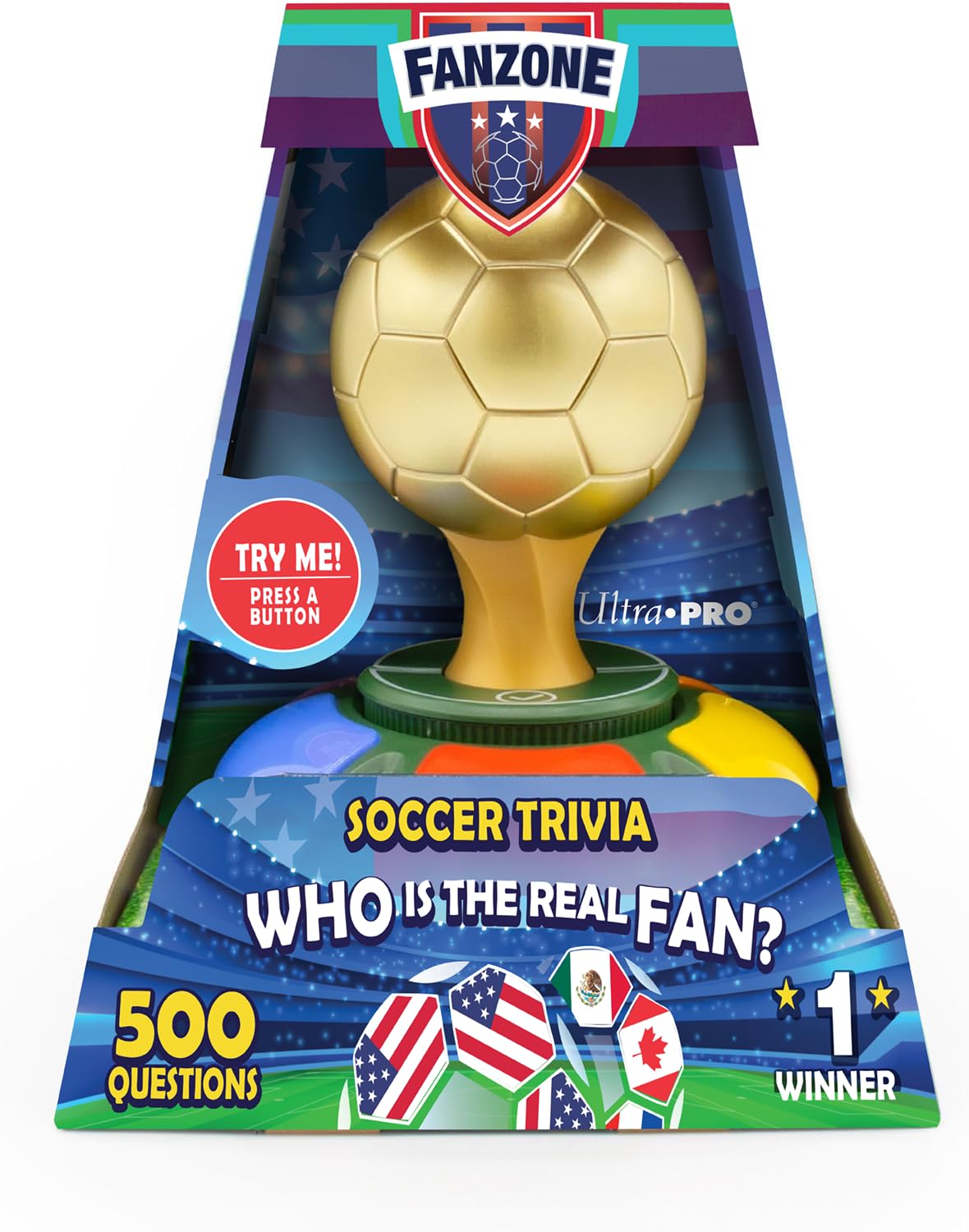 Ultra Pro Fanzone game master setup guiding a smooth trivia session.