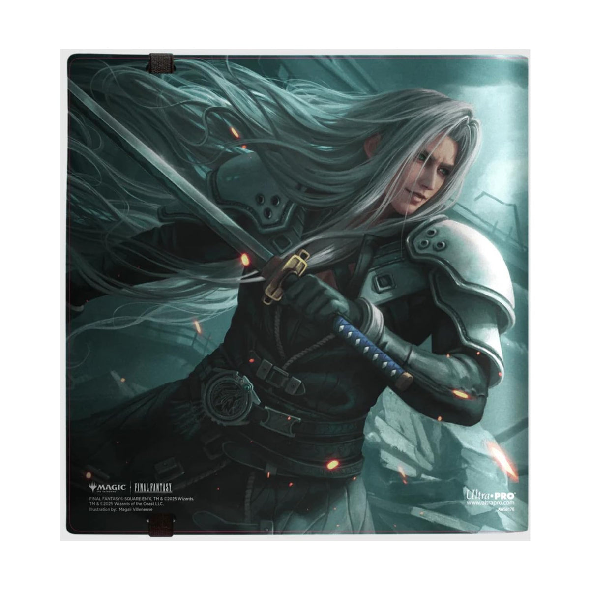 Sephiroth back cover of Ultra PRO binder adds collectible appeal for fans