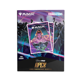Ultra PRO Foundations Liliana artwork sleeve preserves foil cards with glossy front for bright play visuals.
