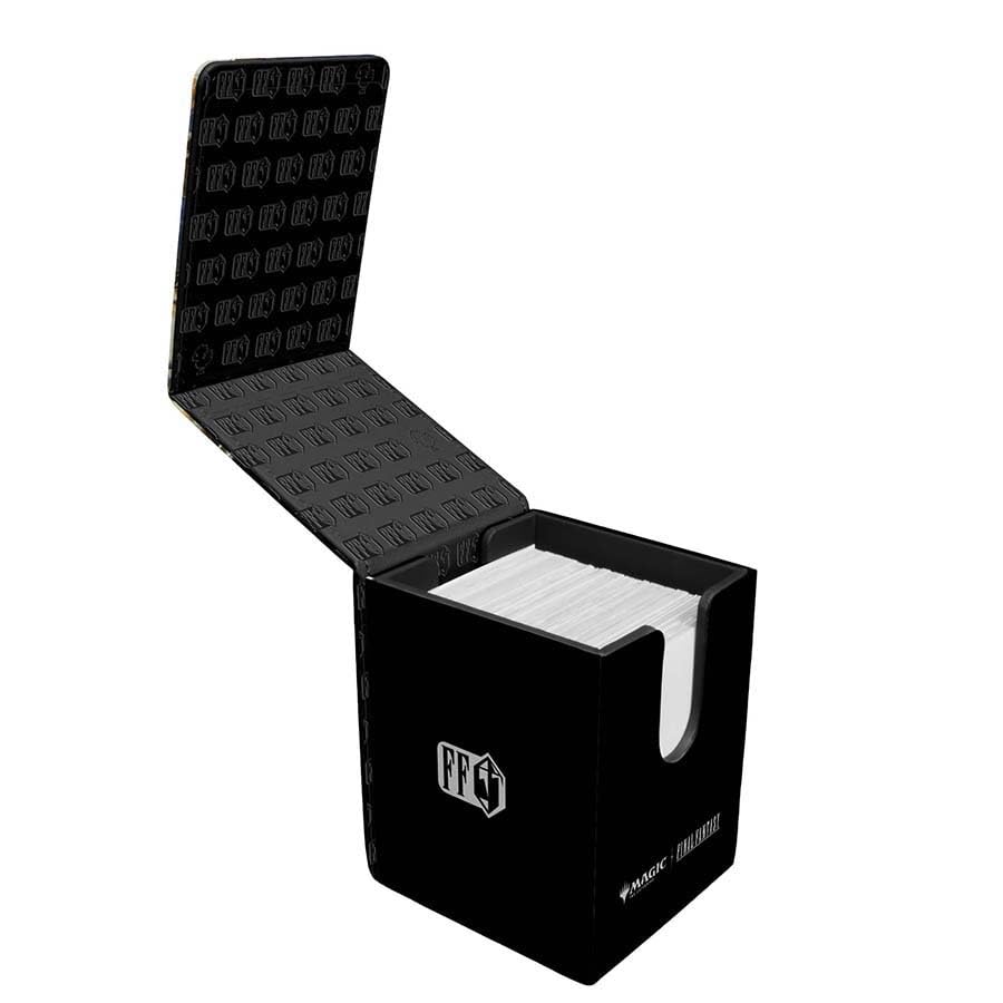 Ultra Pro Magic deck box holds 100 doublesleeved standard-size cards for versatile play.