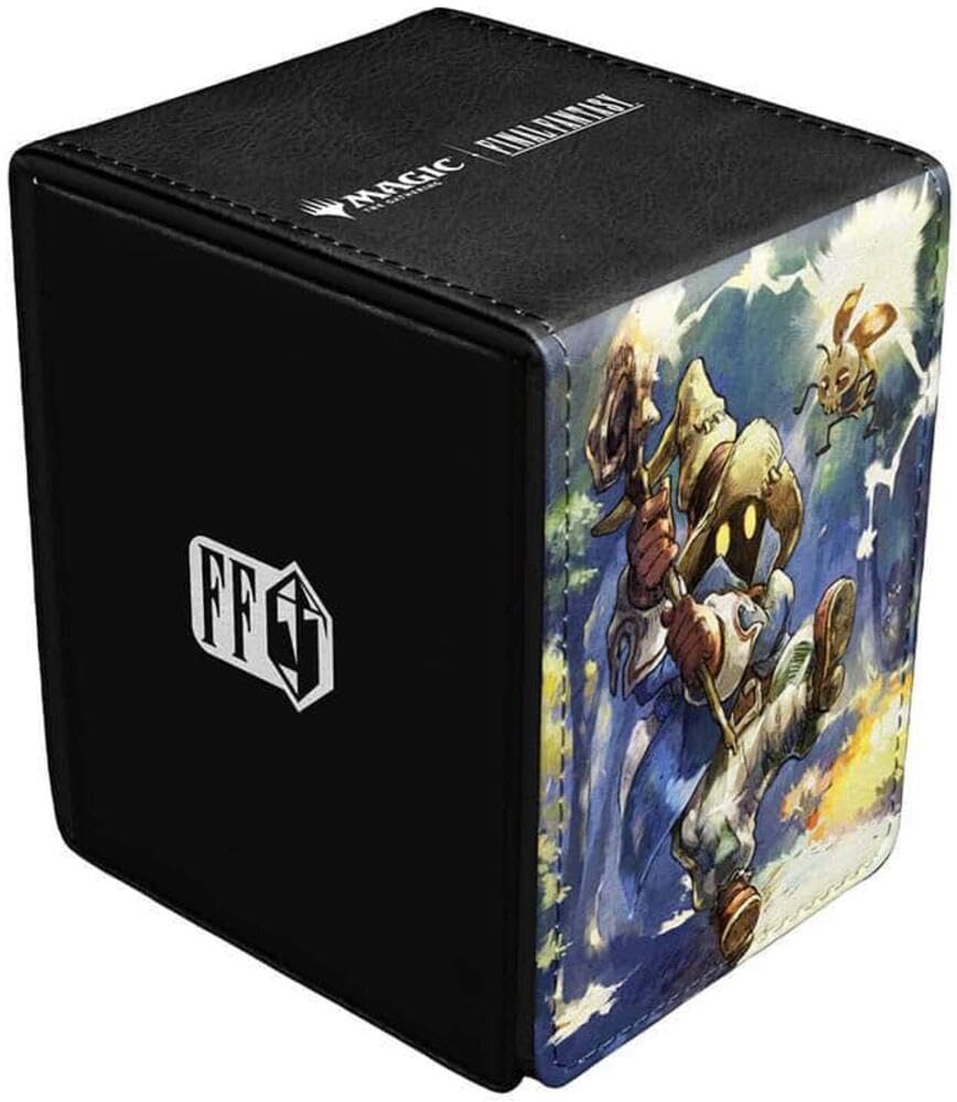 Ultra Pro Magic Universes Beyond Final Fantasy Alcove Deck Box with vibrant leatherette finish for secure storage.