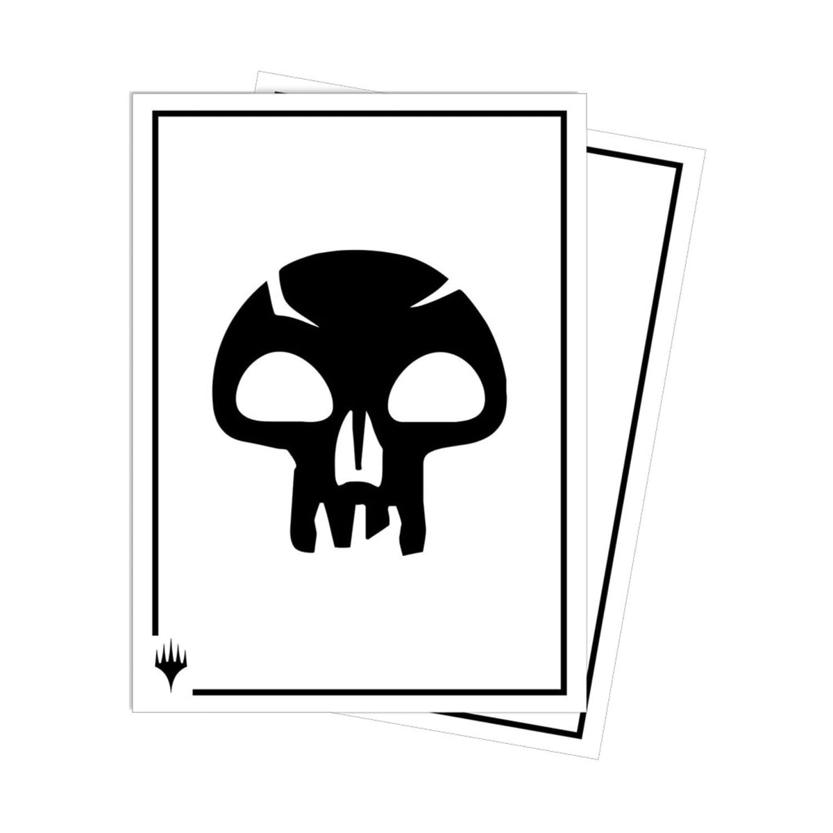 Ultra Pro Mana 8 Apex sleeves display Swamp artwork, protecting MTG decks with archival-safe materials.