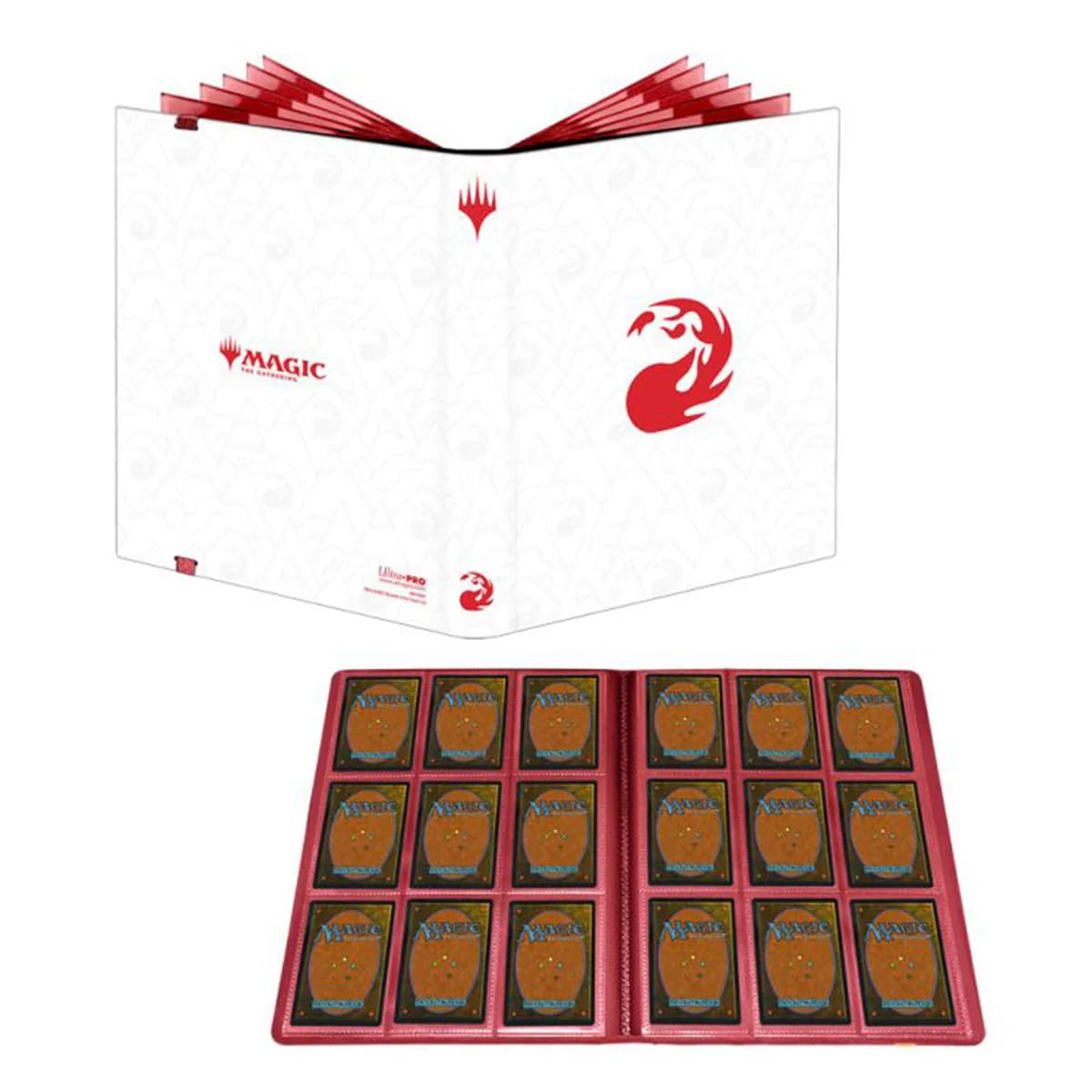 Ultra PRO Mana 8 Binder side-loading pockets secure card storage.