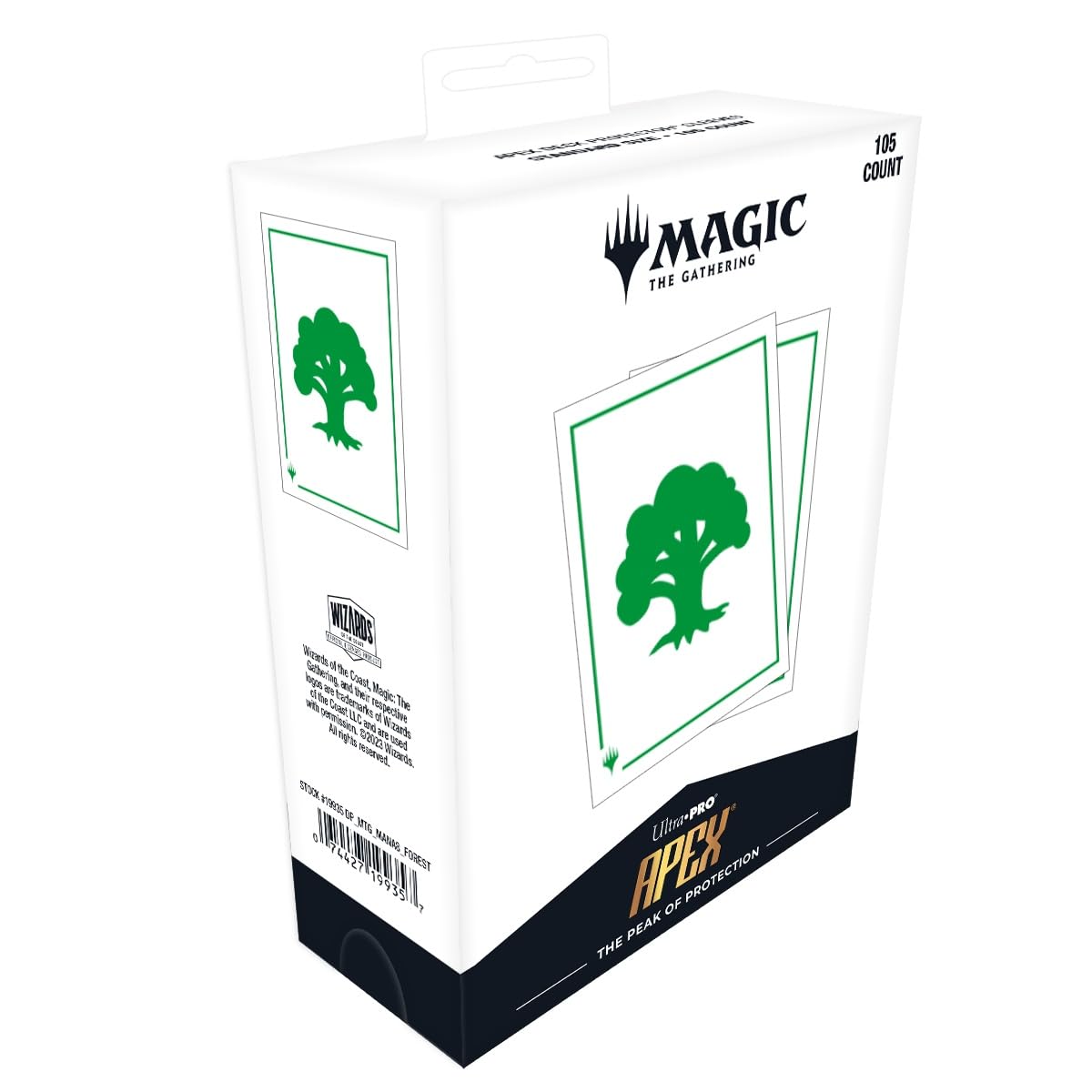 Ultra PRO Mana 8 back texture close-up improves grip during shuffles