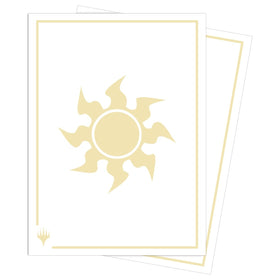 Ultra PRO Mana8 Plains sleeves with gloss front to preserve foil card shine