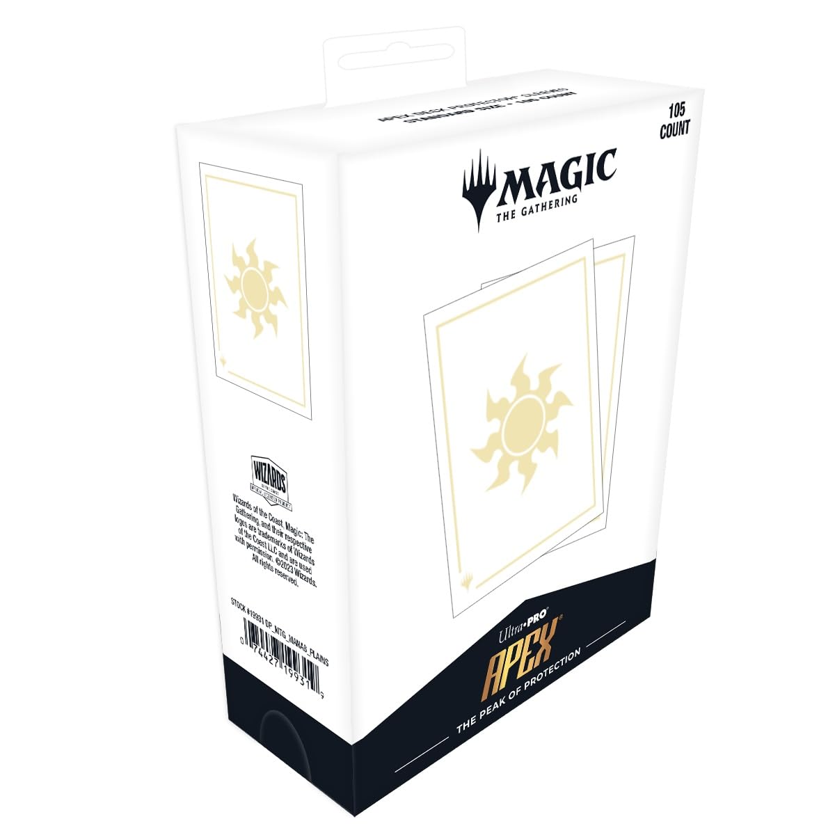 Ultra PRO Mana8 Plains sleeves textured back for secure grip during play