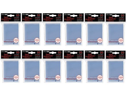 Ultra Pro MTG and Pokemon sleeves in use protect cards during shuffling and play